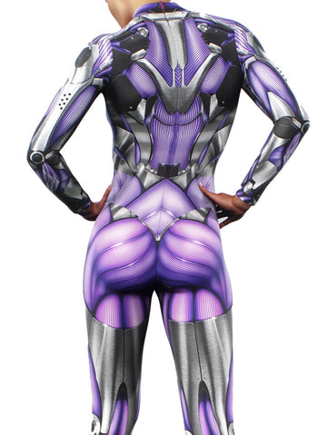 Cyborg Purple Bodysuit-unitard-bootysculpted